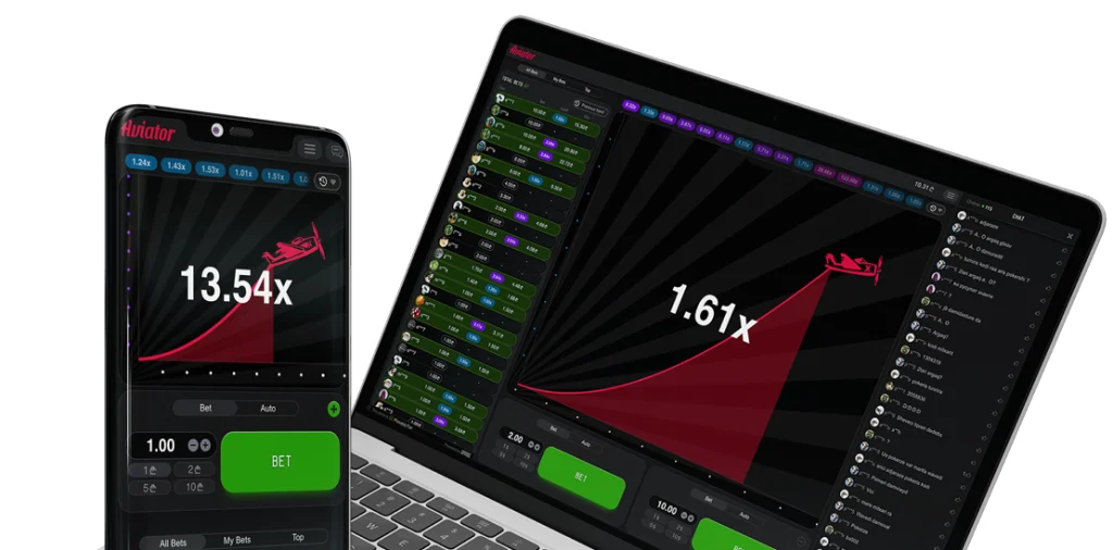 Aviator Pin-Up mobile devices